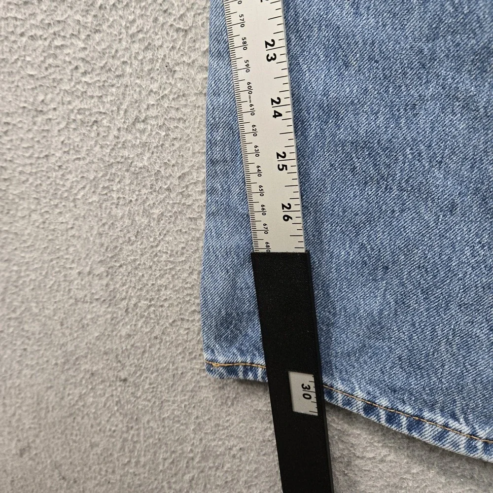 Levi's 513 Men Jeans 36X32 Light Blue Denim Slim Straight 30